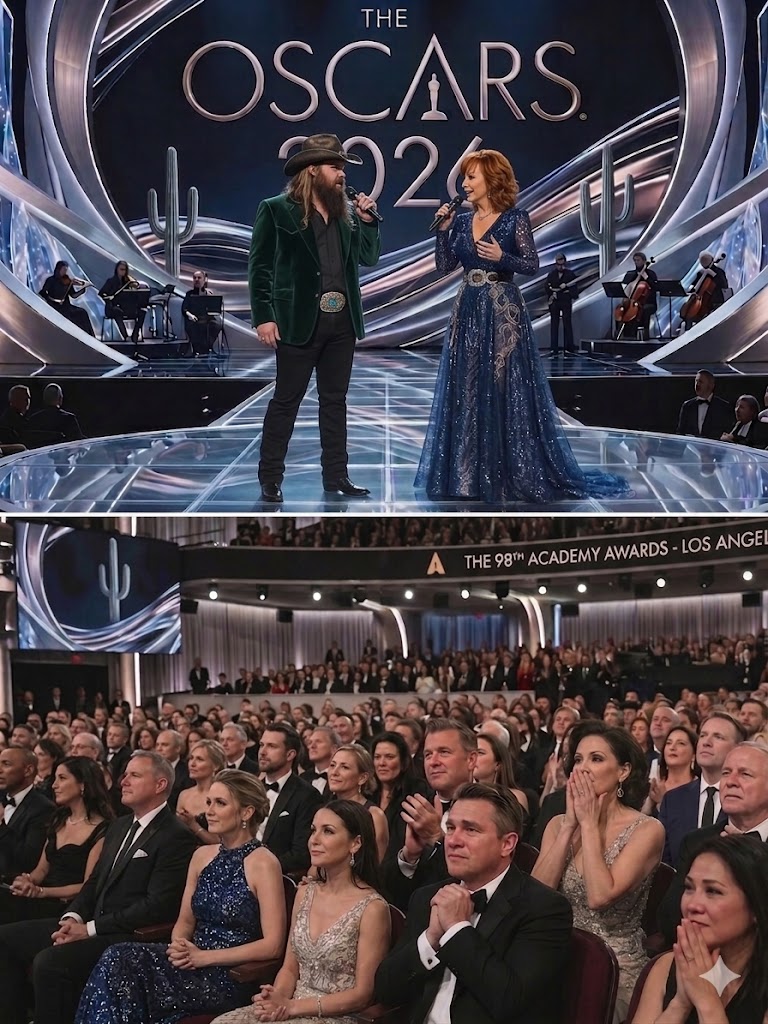 Reba McEntire and Chris Stapleton Bring Country Fire to the 2026 Oscars With a Dramatic Duet