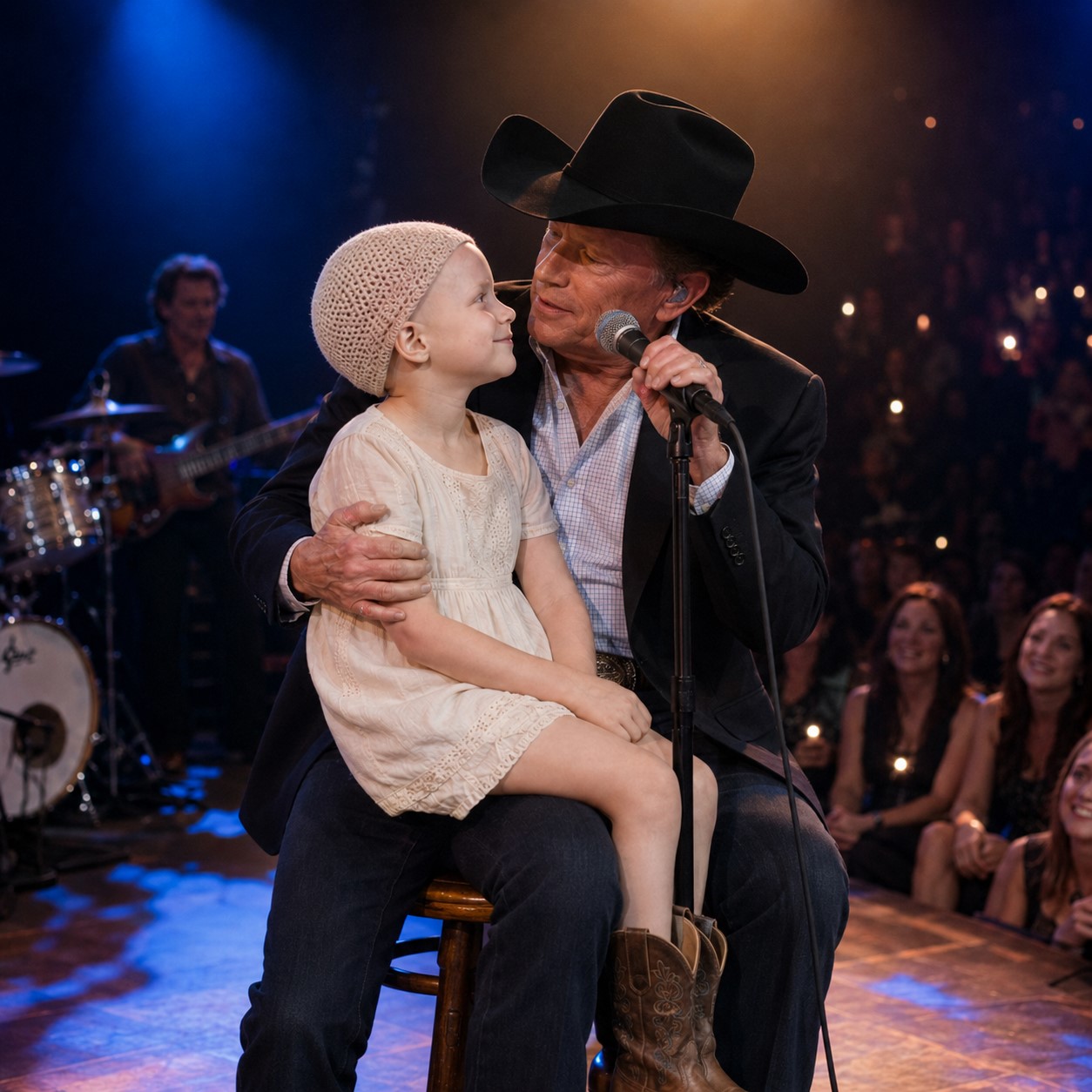 GEORGE STRAIT’S REPORTED MID-SONG PAUSE TURNED ONE CHILD’S FINAL WISH INTO A MOMENT OF MERCY