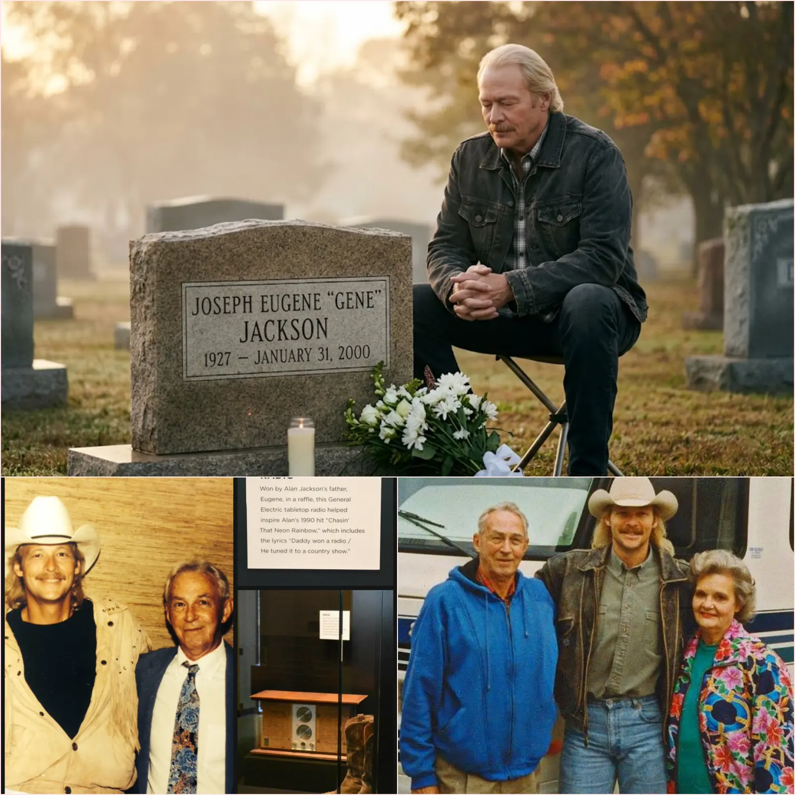 “DAD… I DID IT” — ALAN JACKSON’S QUIET TRIBUTE TO DADDY GENE TURNS A GEORGIA DREAM INTO A LOVE LETTER