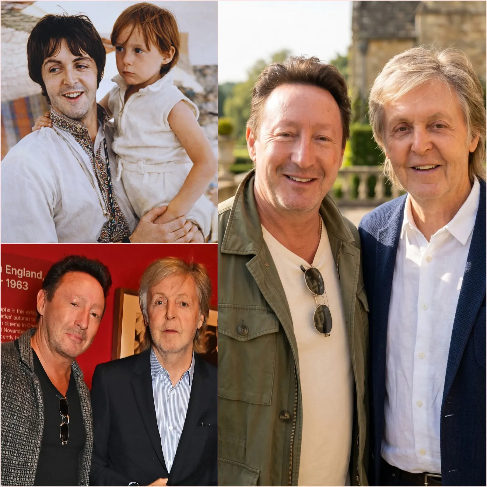 JULIAN LENNON LOOKED UP IN AN AIRPORT — AND SAW THE MAN WHO ONCE TURNED HIS CHILDHOOD PAIN INTO “HEY JUDE”