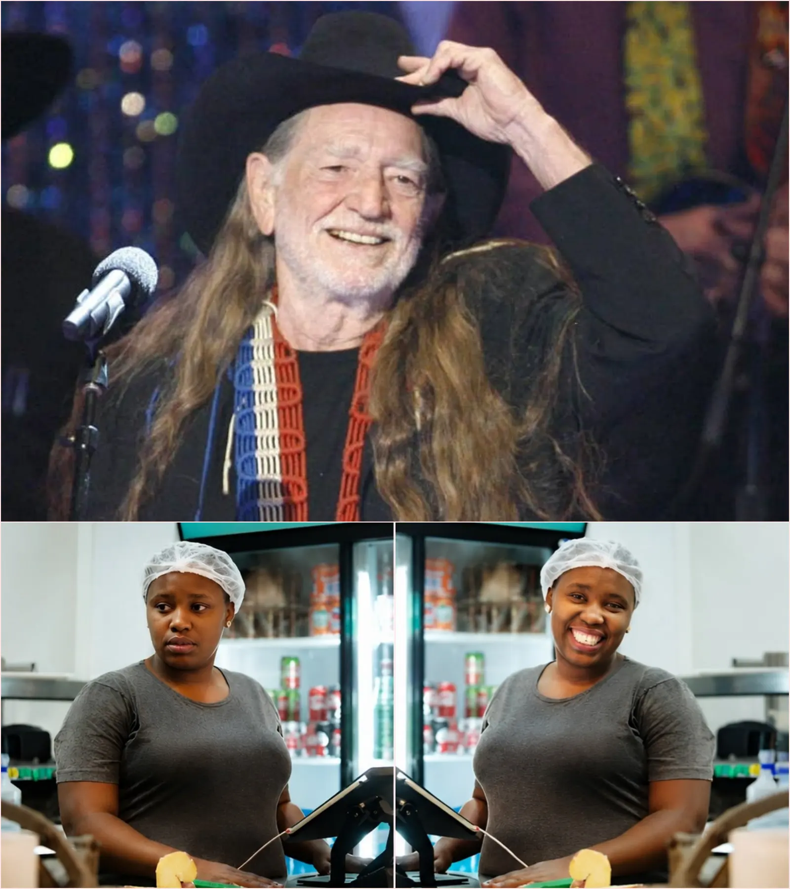WILLIE NELSON’S QUIET ACT OF KINDNESS TURNS ONE WAITRESS’S DARKEST DAY INTO A SECOND CHANCE