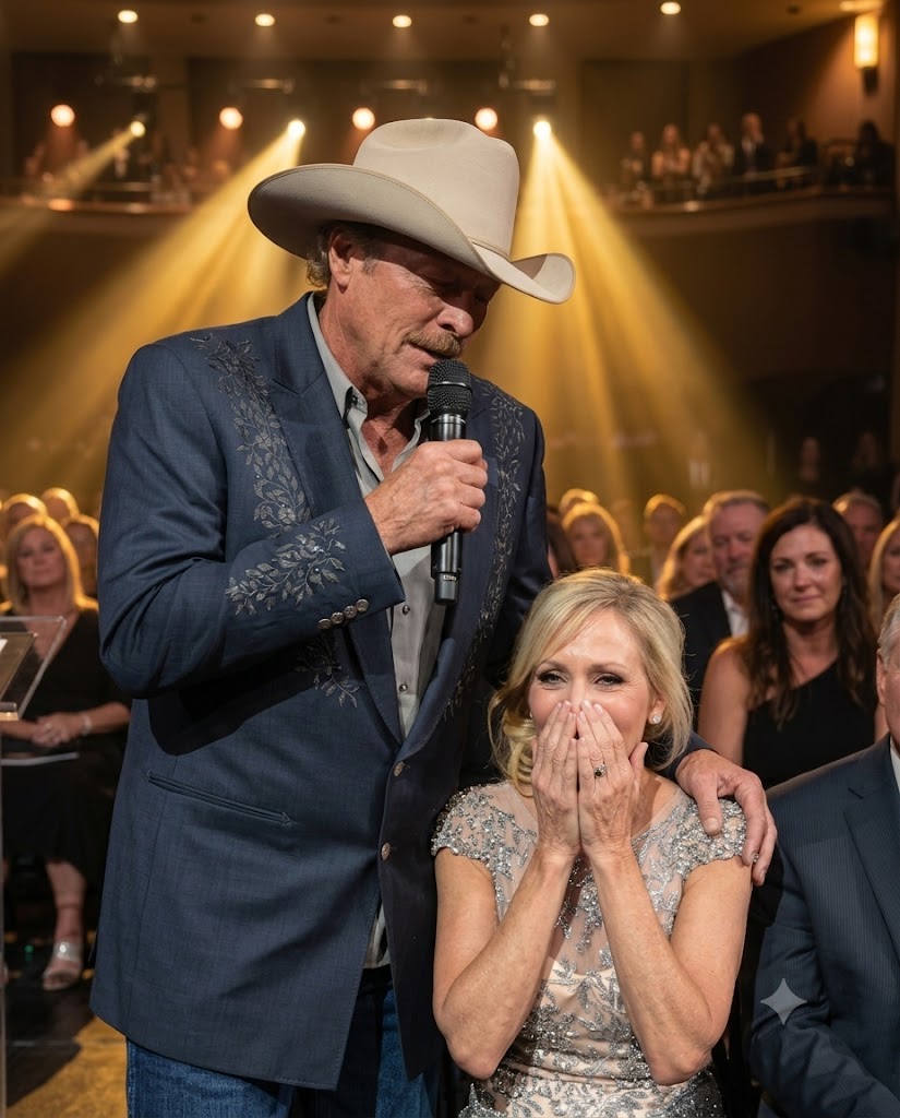 ALAN JACKSON’S WORDS TO DENISE TURNED ONE QUIET STAGE MOMENT INTO A LIFETIME OF LOVE