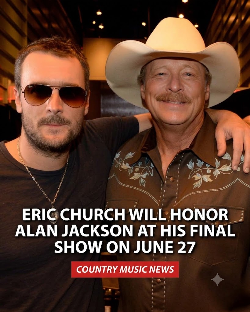 ERIC CHURCH’S TRIBUTE TO ALAN JACKSON COULD BECOME THE MOMENT COUNTRY FANS NEVER FORGET