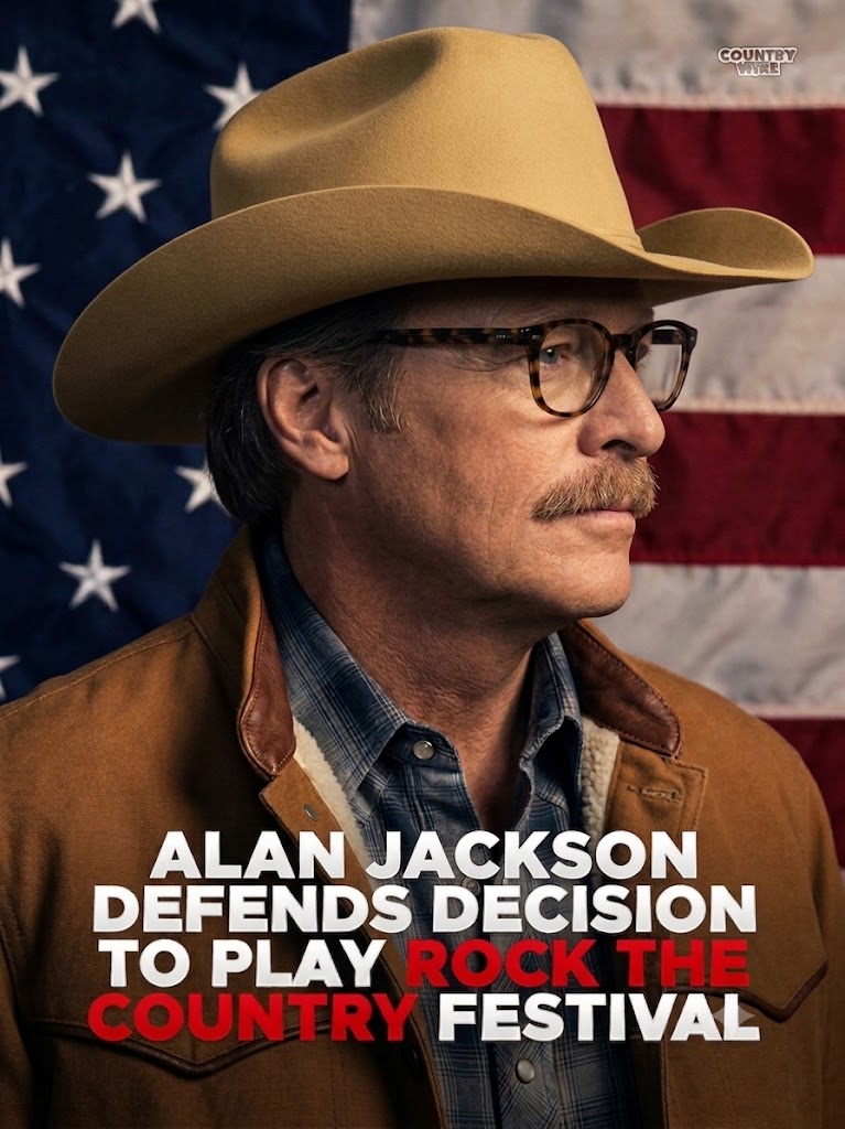 ALAN JACKSON’S PLAIN-SPOKEN ANSWER CUT THROUGH THE ROCK THE COUNTRY CONTROVERSY — AND REMINDED FANS WHY MUSIC STILL MATTERS