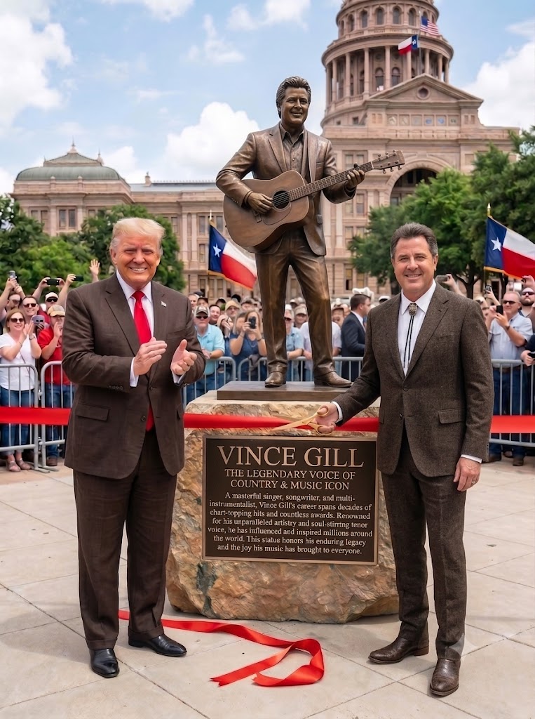 VINCE GILL’S OKLAHOMA STATUE REMINDS FANS THAT A GENTLE VOICE CAN BECOME PART OF HOME FOREVER