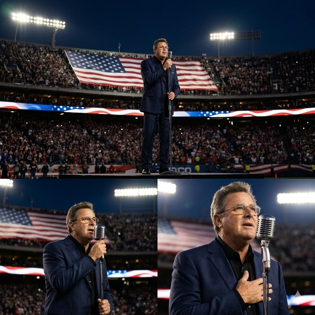 VINCE GILL’S THANKSGIVING ANTHEM TURNED A STADIUM INTO A MOMENT OF QUIET REVERENCE