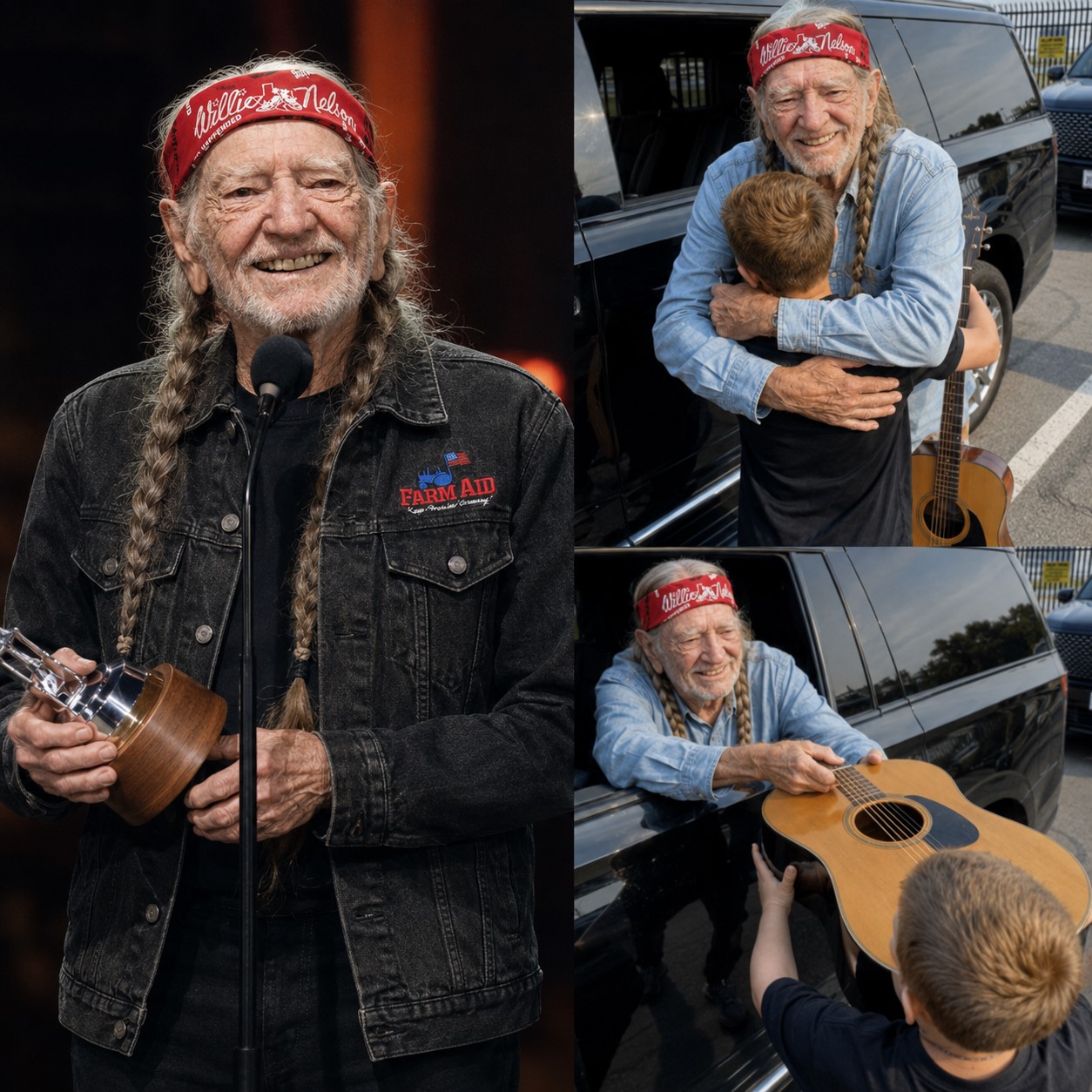THE PARKING LOT DUET THAT STOPPED WILLIE NELSON IN HIS TRACKS AND LEFT FANS IN TEARS