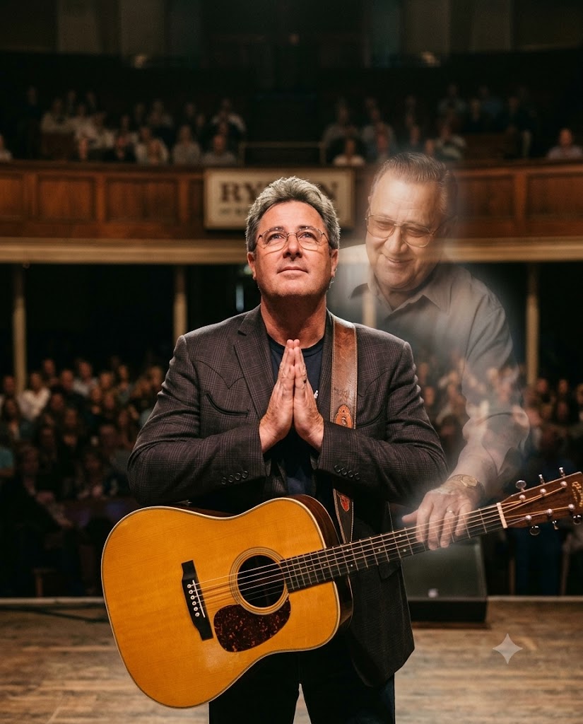 VINCE GILL’S QUIET MEMORY OF HIS FATHER REMINDS FANS THAT SOME SONGS ARE STILL SUNG TOWARD HEAVEN
