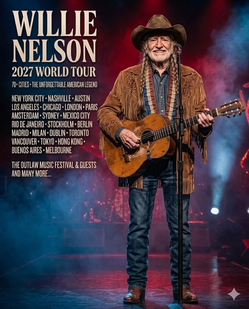 WILLIE NELSON MAY BE HEADING BACK ON THE ROAD IN 2027 — AND FANS ARE ALREADY BRACING FOR AN EMOTIONAL GOODBYE TO REMEMBER