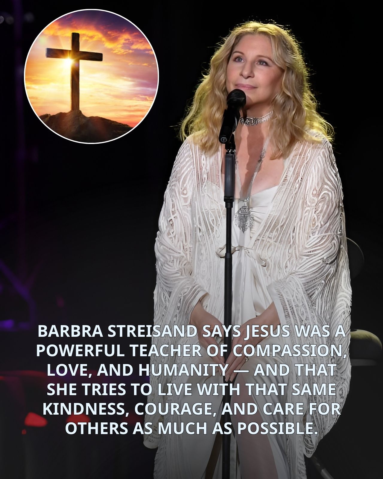 BARBRA STREISAND’S MESSAGE ABOUT COMPASSION REMINDS FANS THAT TRUE GREATNESS IS MEASURED BY THE LOVE WE LEAVE BEHIND