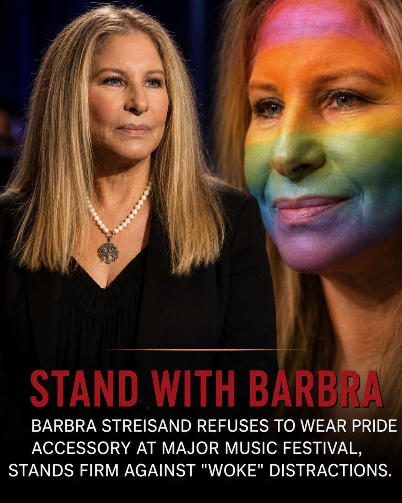 BARBRA STREISAND’S REPORTED “MUSIC COMES FIRST” MOMENT SPARKS DEBATE ABOUT ART, IDENTITY, AND THE STAGE