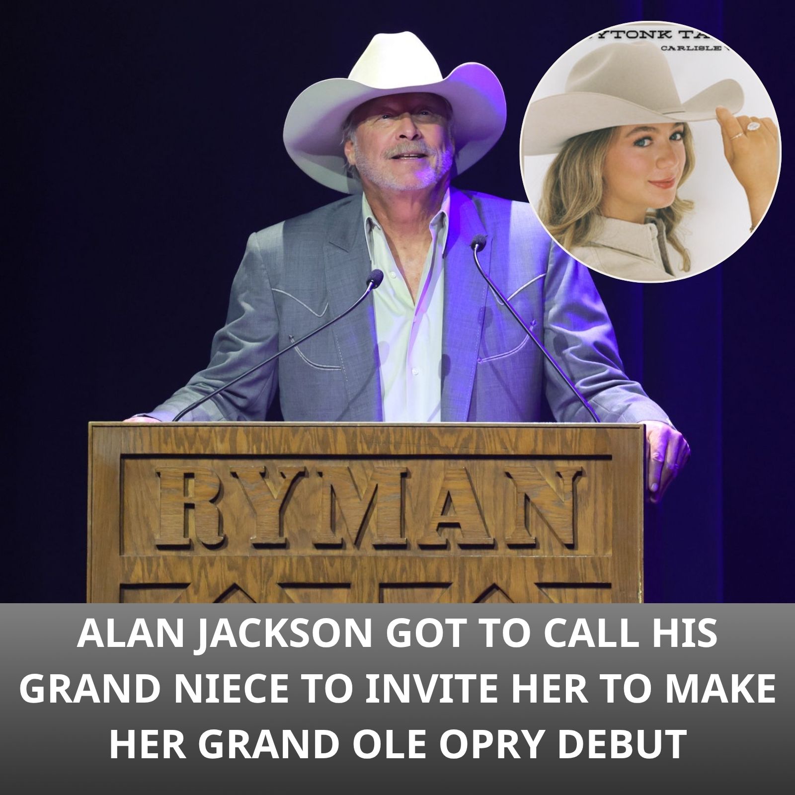 ALAN JACKSON’S EMOTIONAL PHONE CALL TO CARLISLE WRIGHT TURNS HIS FINAL WEEKEND INTO A FAMILY PASSING OF COUNTRY TRADITION