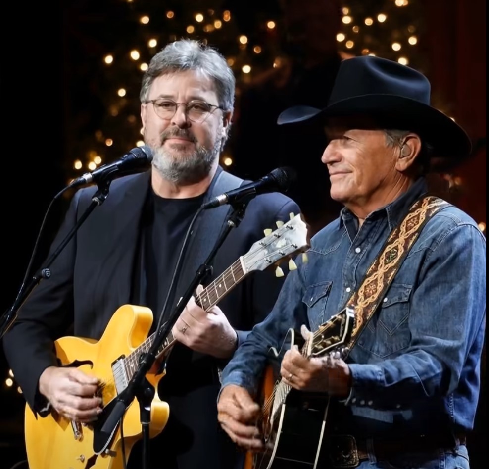 WHEN VINCE GILL WALKED ONSTAGE, 70,000 PEOPLE WENT SILENT — AND GEORGE STRAIT’S FINAL SONG TURNED INTO A COUNTRY PRAYER.