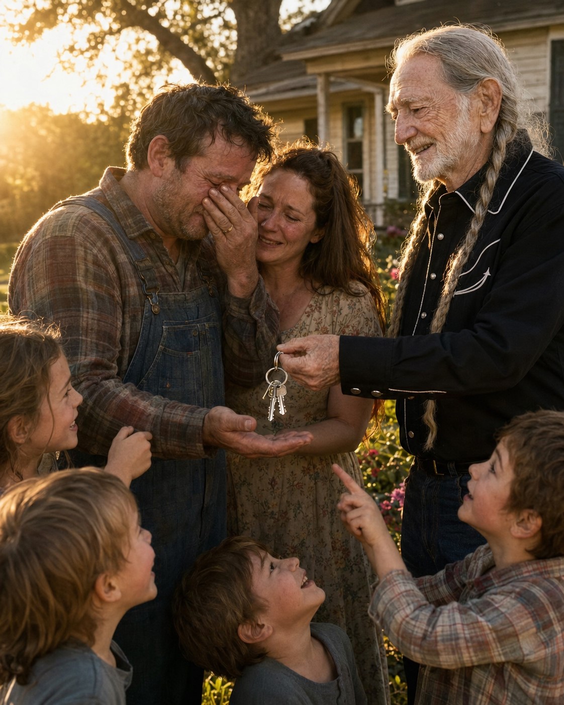 WILLIE NELSON’S REPORTED ACT OF KINDNESS GIVES A STRUGGLING FARM FAMILY A SECOND CHANCE