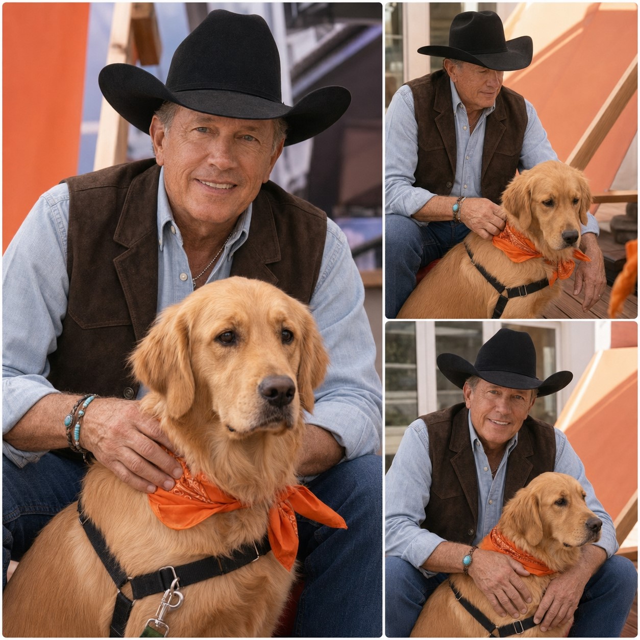 GEORGE STRAIT’S QUIET SHELTER VISIT GAVE 27 DOGS A SECOND CHANCE AT TOMORROW