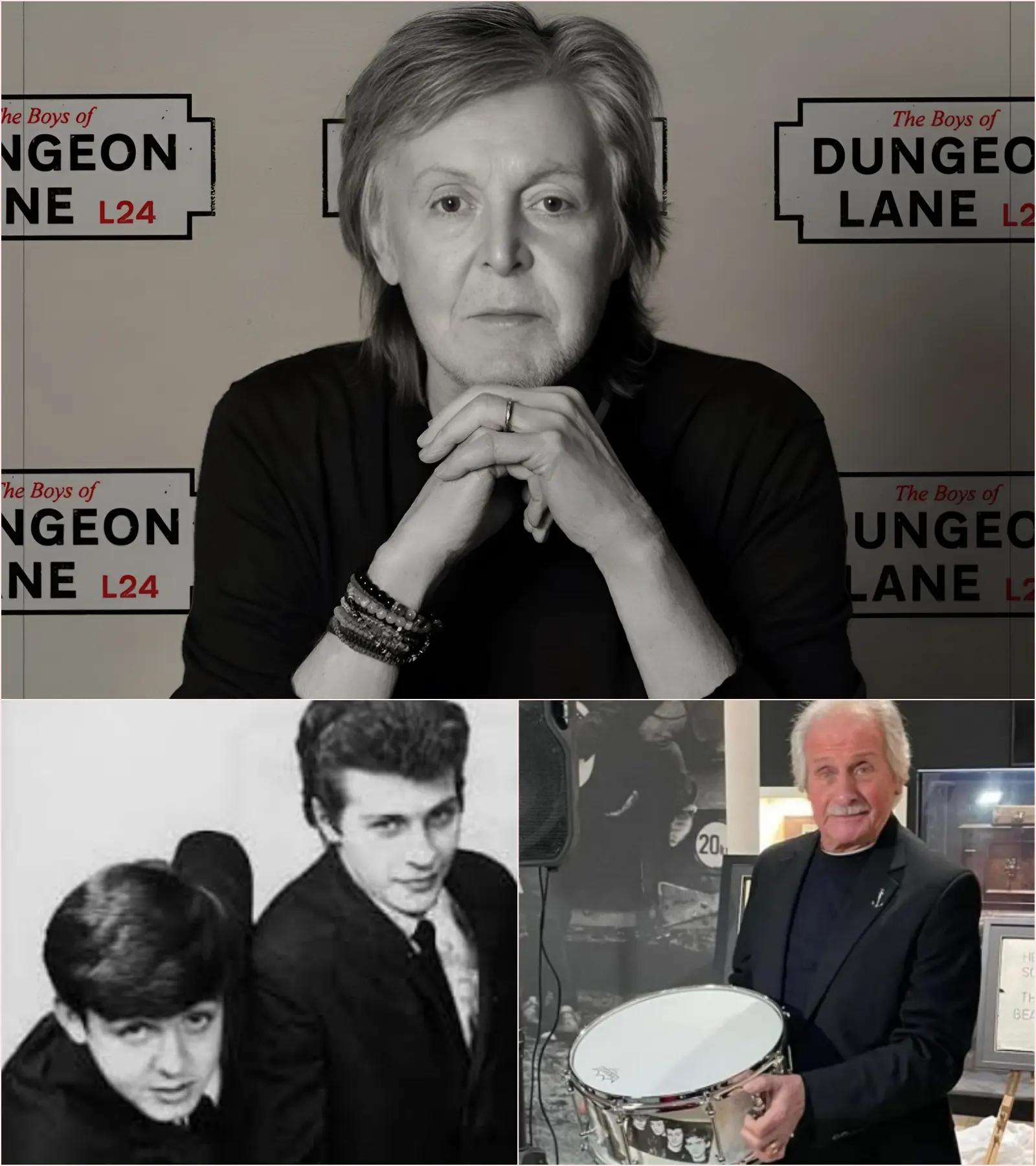 PAUL McCARTNEY AND PETE BEST — THE UNFINISHED BEATLES CHAPTER FANS STILL HOPE WILL FIND PEACE