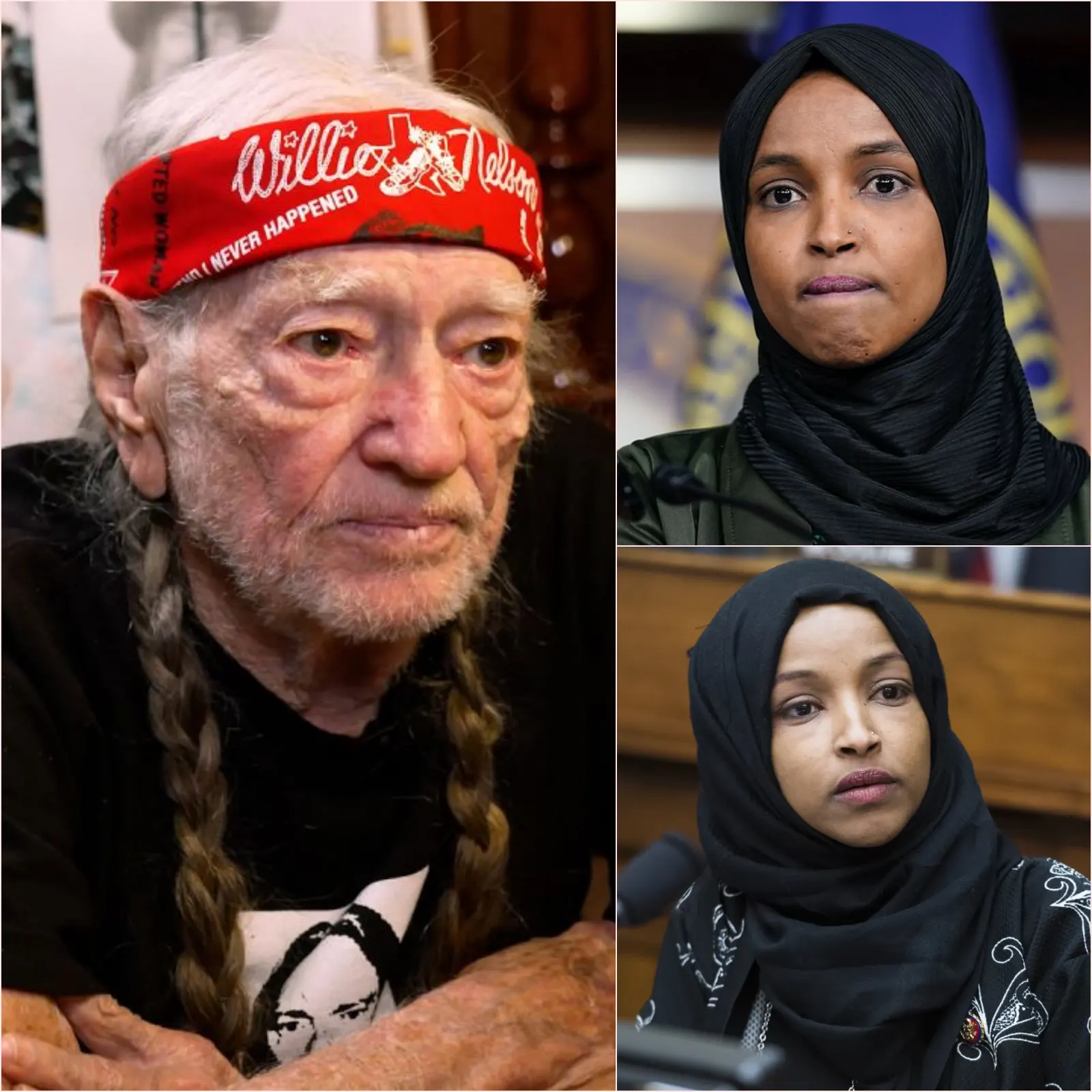 WILLIE NELSON, ILHAN OMAR, AND THE IMMIGRATION FIRESTORM TESTING AMERICA’S POLITICAL DIVIDE