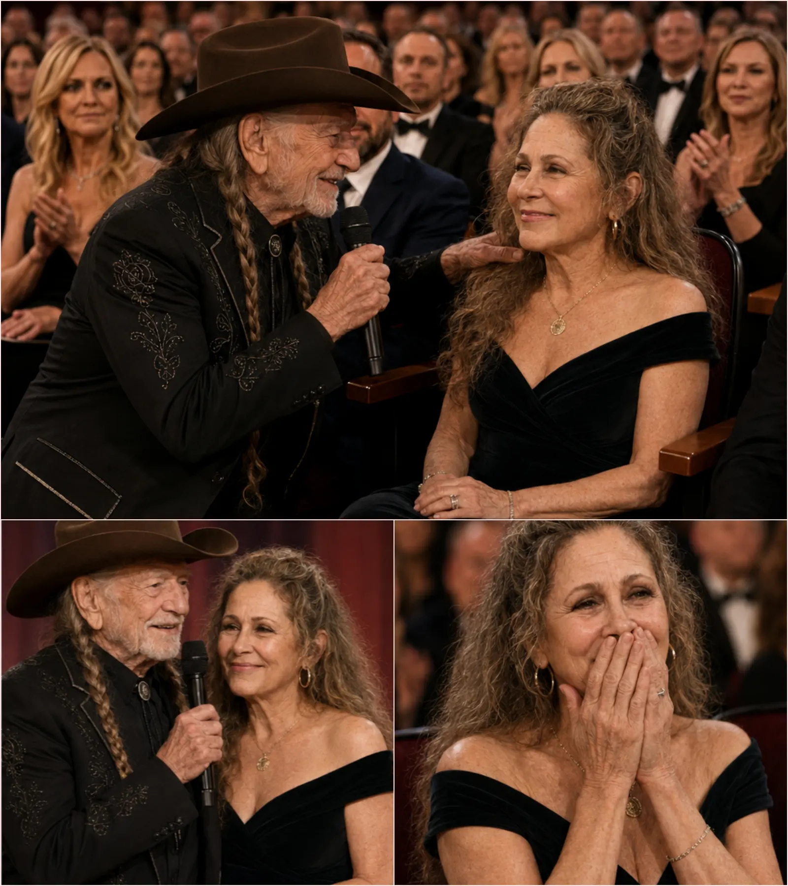 WILLIE NELSON’S EMOTIONAL AMERICAN MUSIC AWARDS MOMENT TURNED INTO A LOVE LETTER FOR ANNIE D’ANGELO