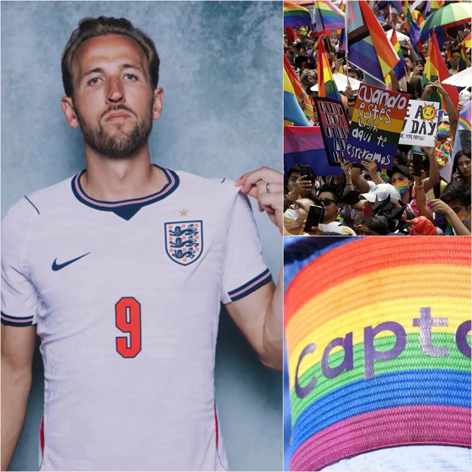 VIRAL HARRY KANE RAINBOW SYMBOL CLAIM SPARKS HEATED DEBATE AS FOOTBALL FANS ARGUE OVER SPORT, POLITICS, AND INCLUSION