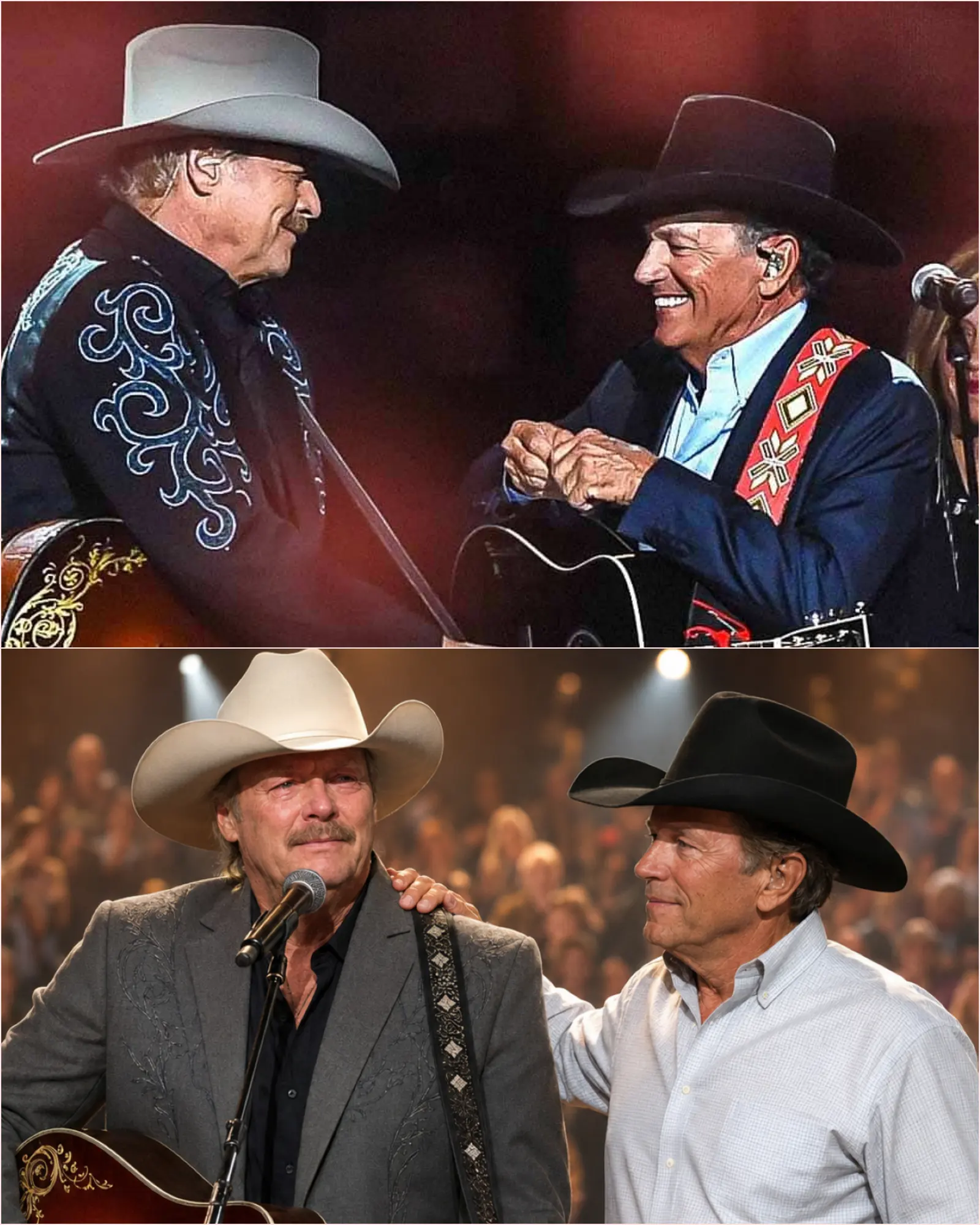 THE NIGHT GEORGE STRAIT STEPPED BESIDE ALAN JACKSON AND NASHVILLE HELD ITS BREATH