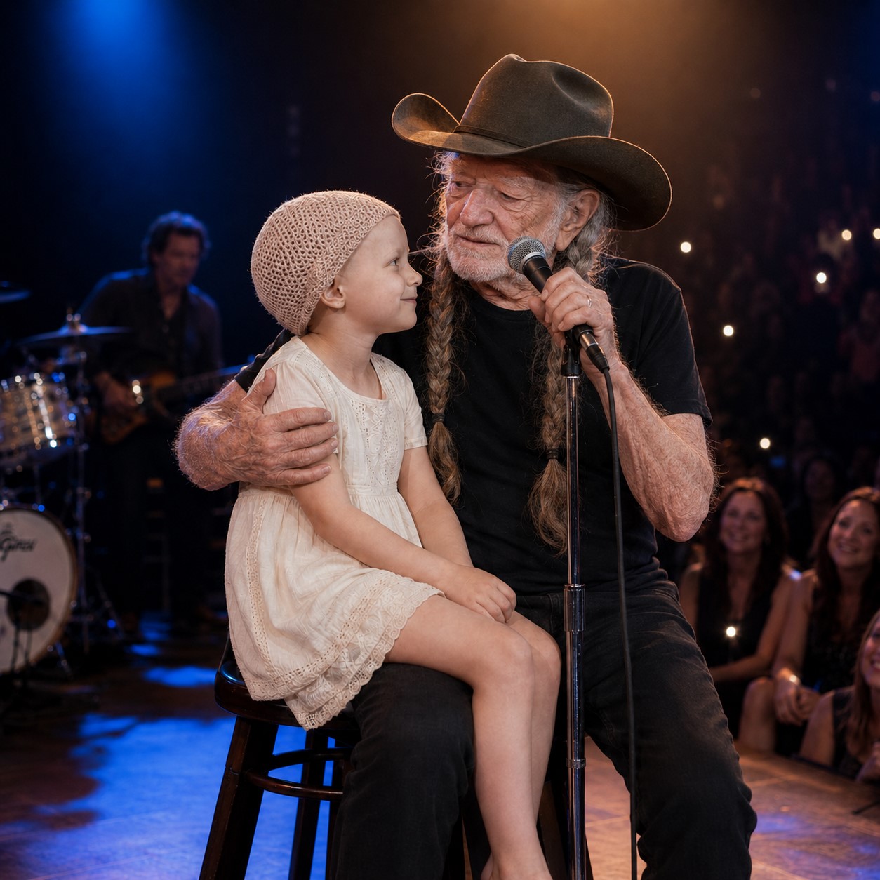 WILLIE NELSON’S REPORTED MID-SONG PAUSE TURNED ONE CHILD’S FINAL WISH INTO A MOMENT OF MERCY