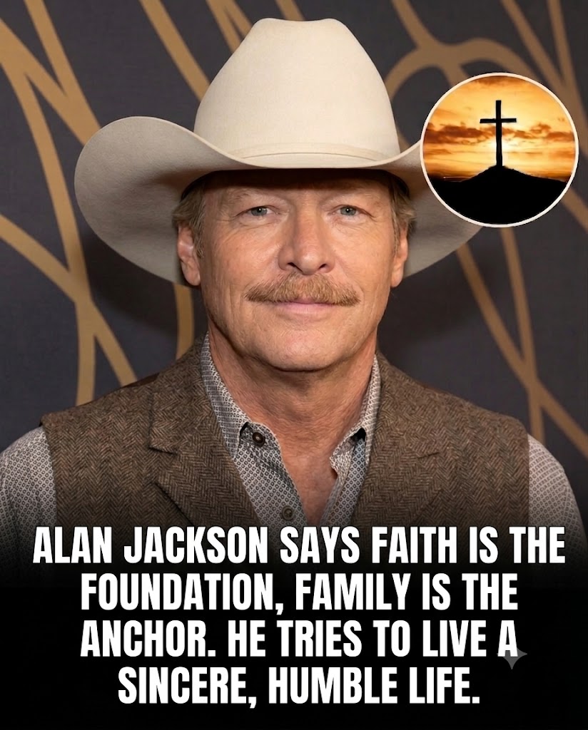 ALAN JACKSON’S MESSAGE ABOUT FAITH TOUCHED FANS BECAUSE IT SOUNDED LIKE THE HEART BEHIND HIS SONGS
