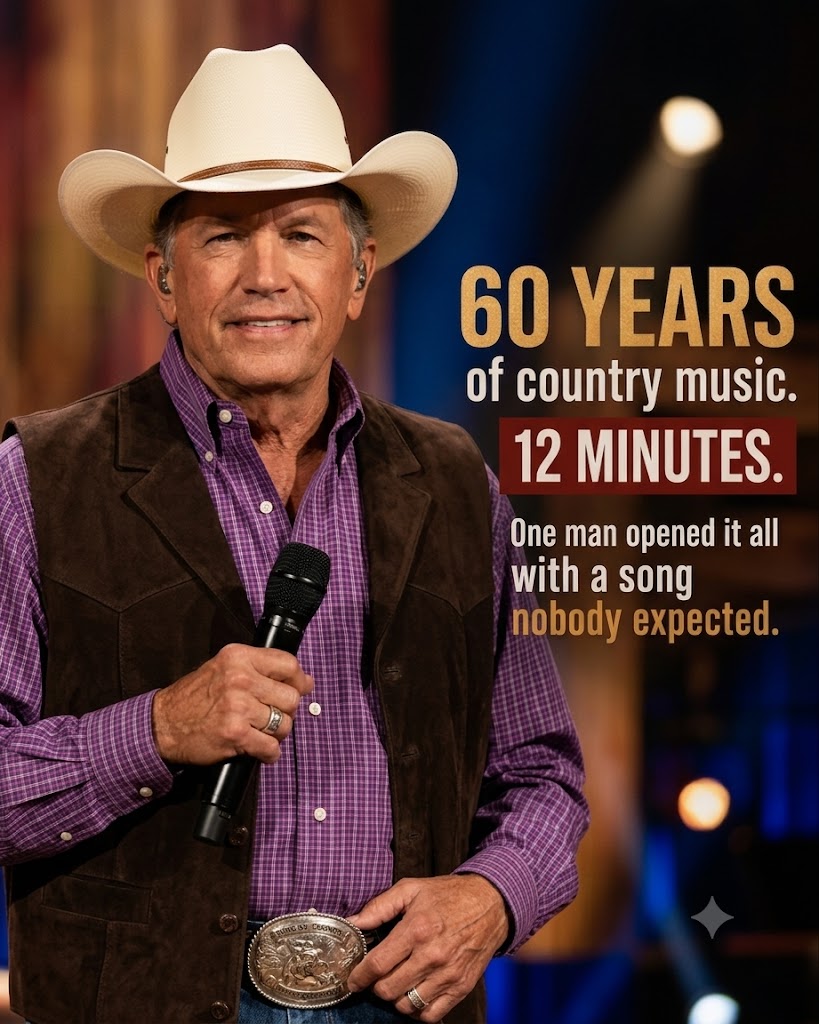 GEORGE STRAIT OPENED 60 YEARS OF COUNTRY MUSIC BY HONORING MERLE HAGGARD — AND FANS SAY THE KING CHOSE THE PERFECT FIRST NOTE