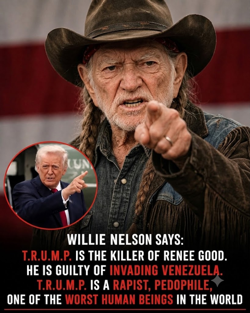 WILLIE NELSON’S BLUNT WORDS ABOUT TRUMP IGNITE A FIRESTORM — AND AMERICA IS STILL ARGUING OVER WHAT HE REALLY MEANT