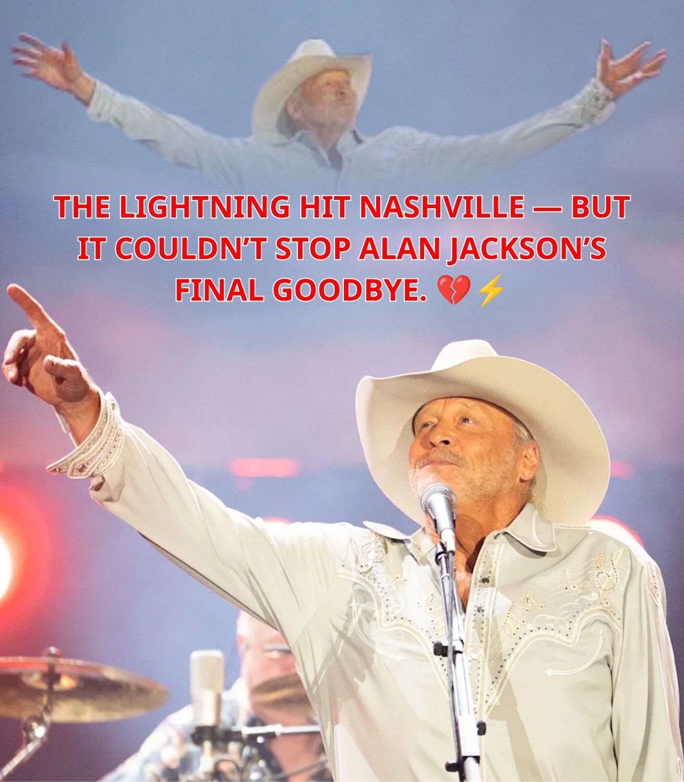 THE STORM HIT NASHVILLE, BUT IT COULDN’T STOP ALAN JACKSON’S FINAL GOODBYE FROM BECOMING COUNTRY MUSIC HISTORY