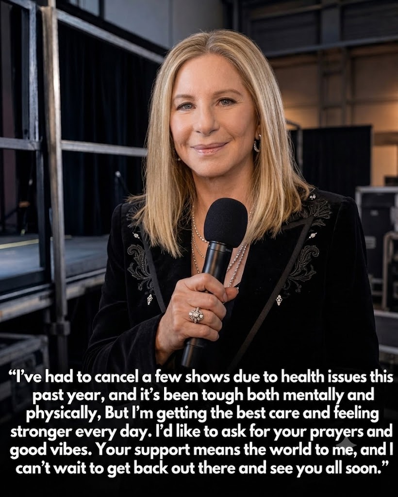 BARBRA STREISAND’S REPORTED MESSAGE OF HOPE IS MOVING FANS AROUND THE WORLD — “THE JOURNEY BACK MAY TAKE TIME”
