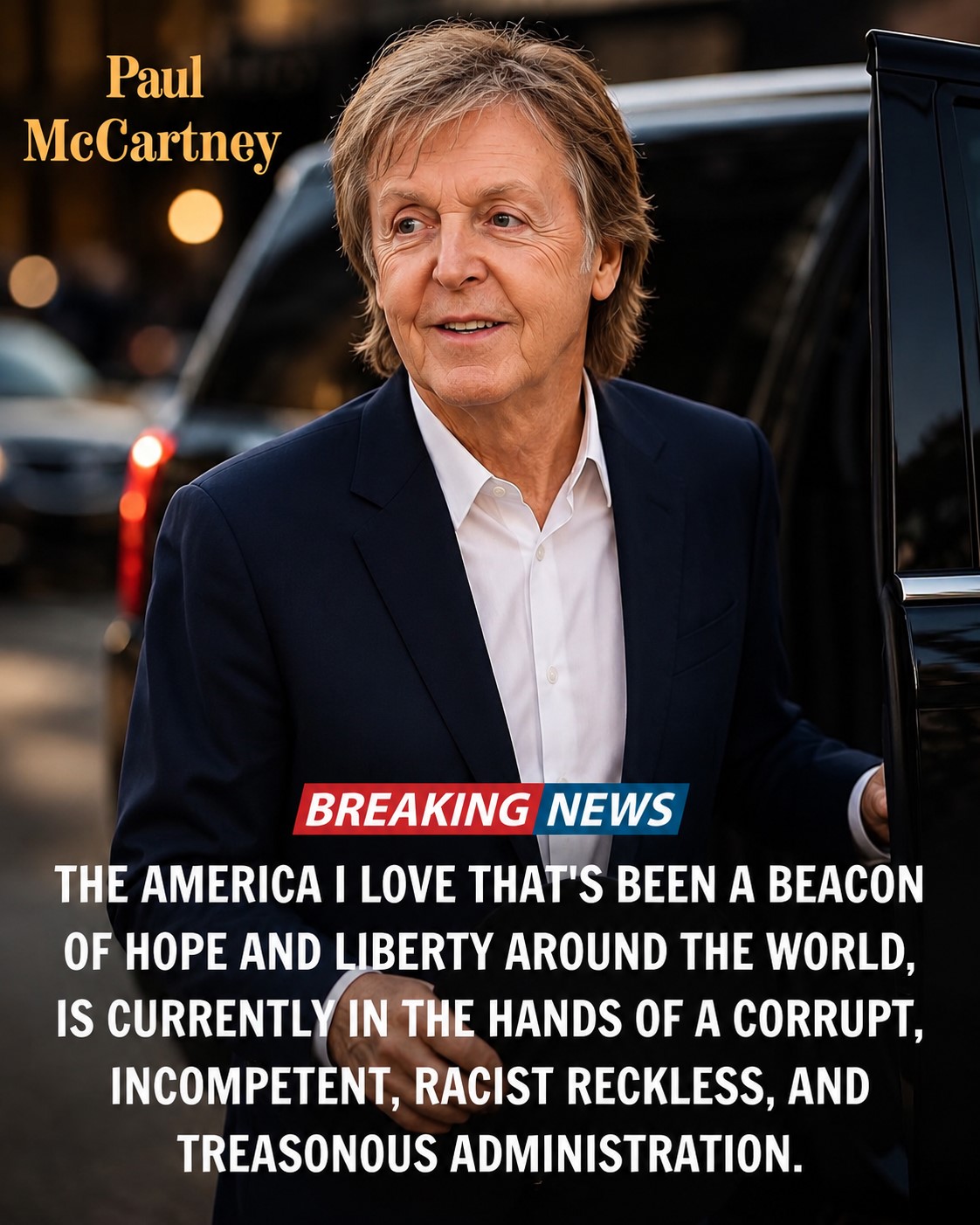 PAUL McCARTNEY’S QUIET WORDS ABOUT AMERICA ARE RESONATING FAR BEYOND MUSIC — AND DIVIDING FANS