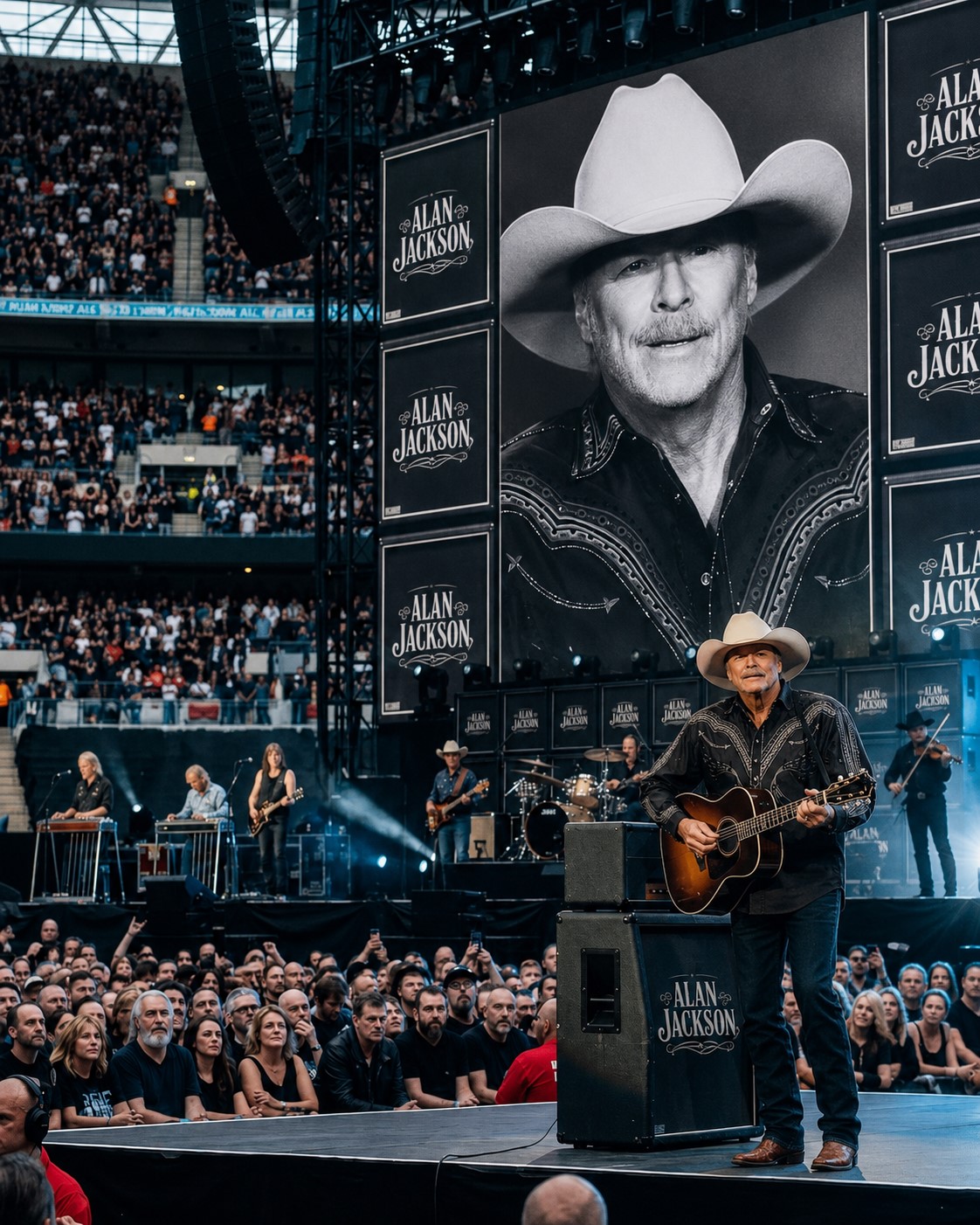 ALAN JACKSON CALLED IT A FAREWELL — THEN 103,000 VOICES TURNED ONE FINAL NIGHT INTO COUNTRY MUSIC HISTORY