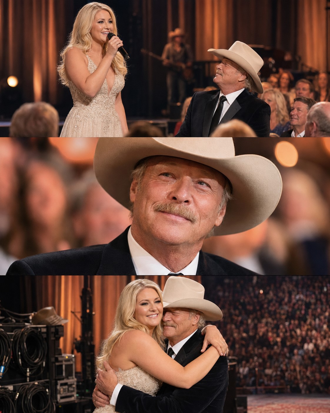 “THAT’S MY DAD” — ALEXANDRA JANE’S THREE WORDS TURN ALAN JACKSON’S FAREWELL INTO AN UNFORGETTABLE FATHER-DAUGHTER MOMENT