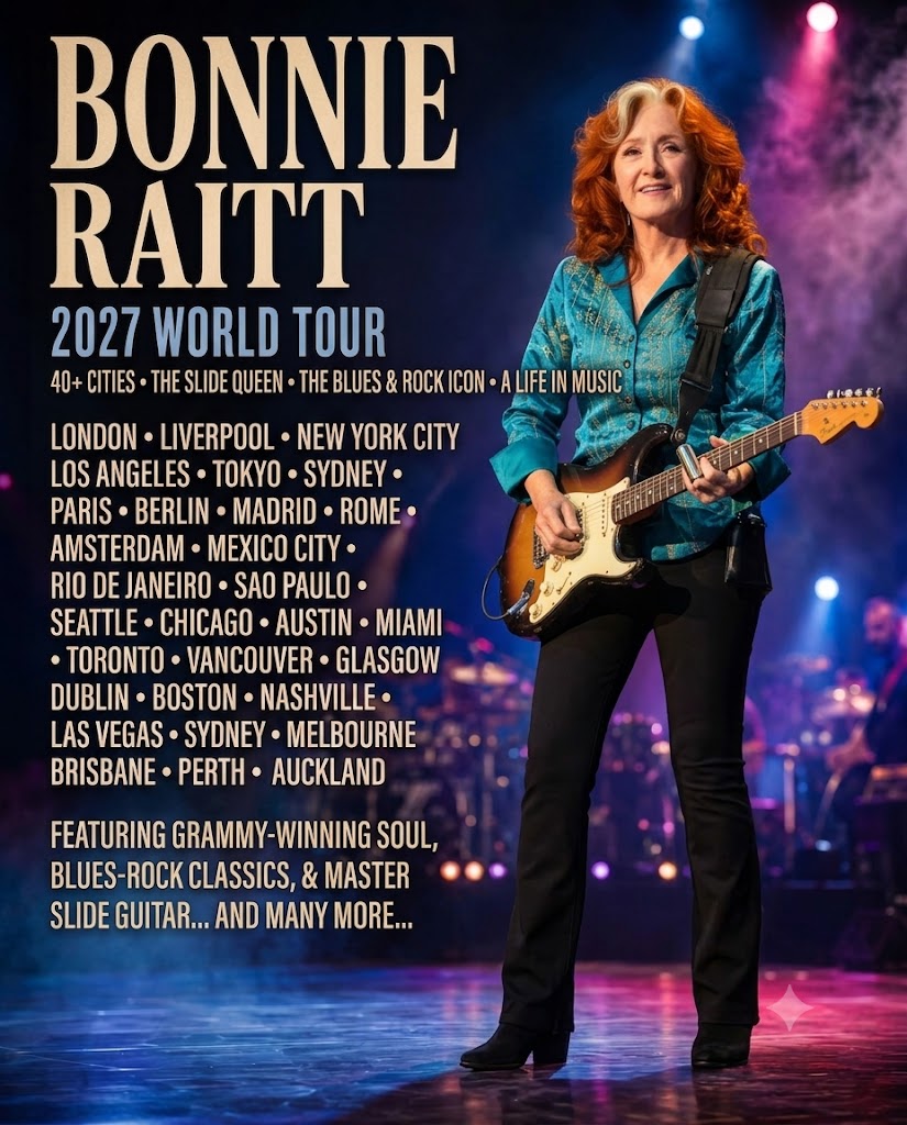 BONNIE RAITT’S REPORTED 2027 TOUR HAS FANS DREAMING OF ONE MORE UNFORGETTABLE NIGHT