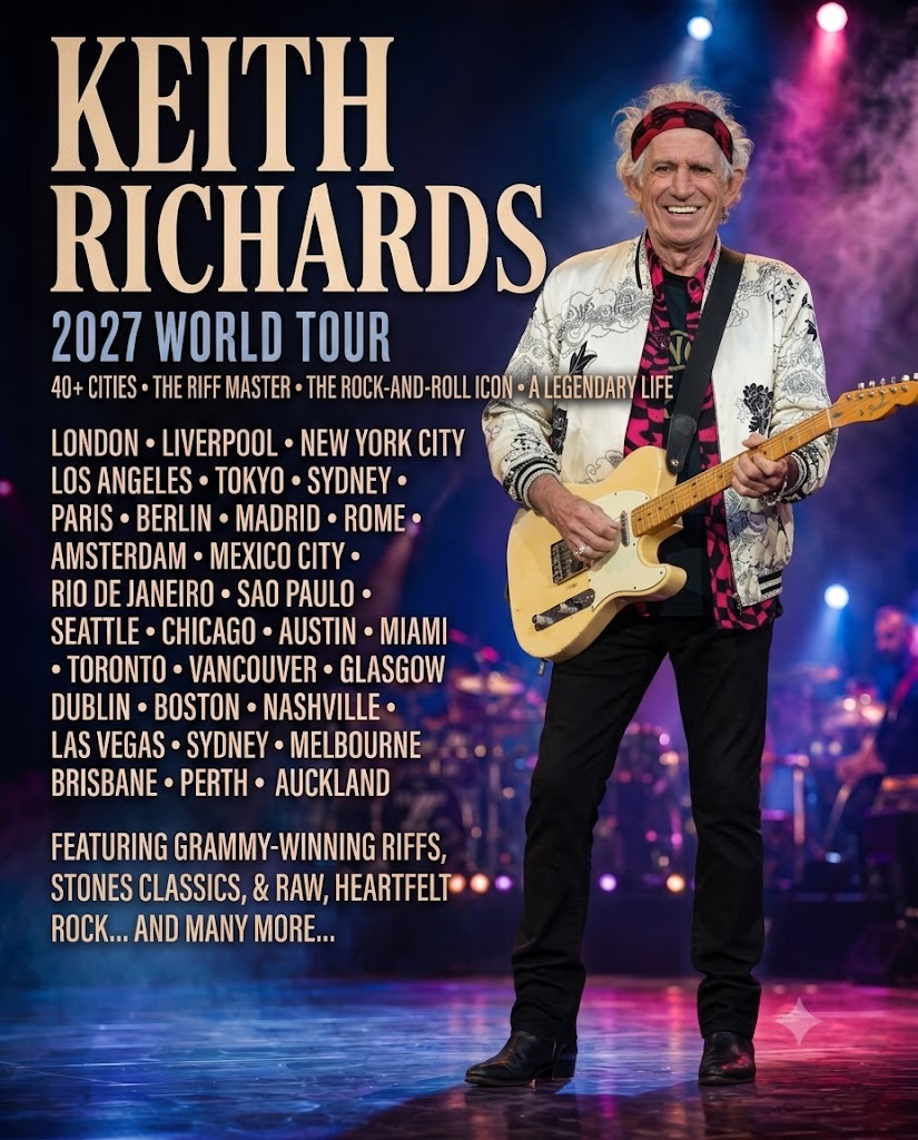 KEITH RICHARDS’ POSSIBLE 2027 RETURN HAS ROCK FANS HOLDING THEIR BREATH — BUT THE ROAD AHEAD MAY LOOK VERY DIFFERENT
