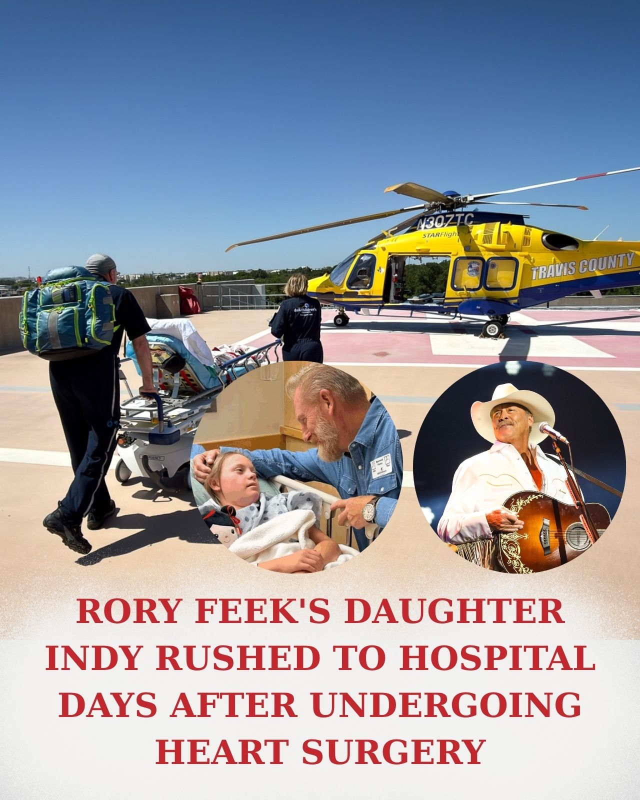 INDIANA FEEK’S HEART EMERGENCY HAS COUNTRY MUSIC PRAYING — AND ALAN JACKSON’S REPORTED MESSAGE BROUGHT HOPE