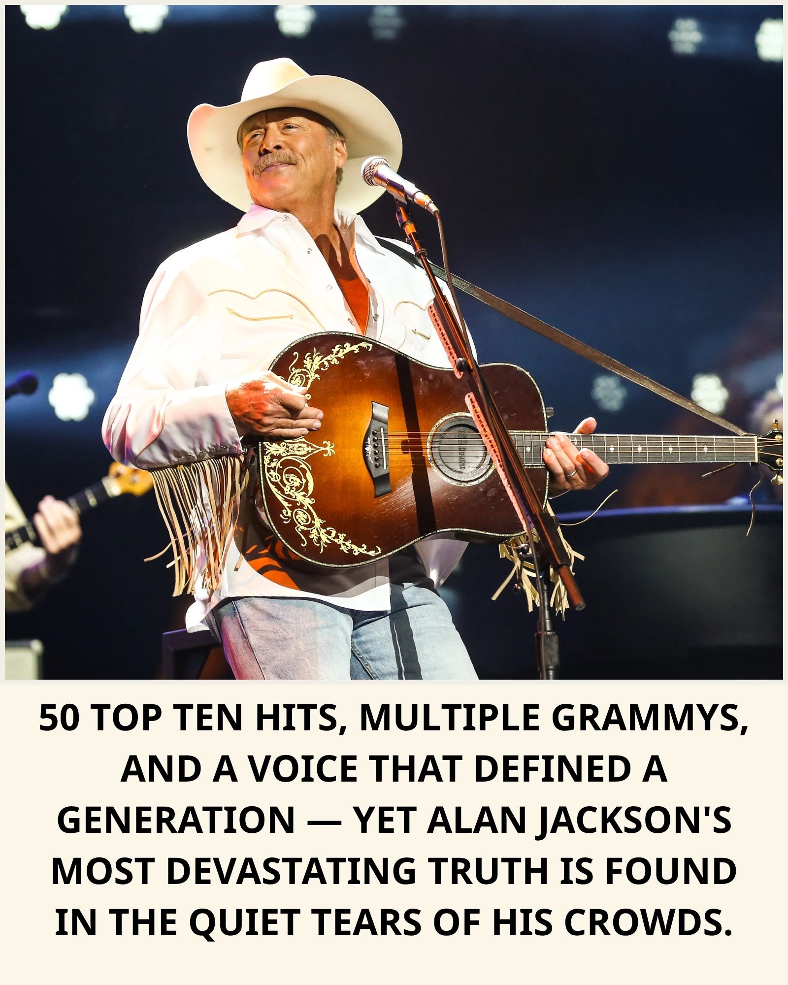ALAN JACKSON’S GREATEST LEGACY IS NOT WRITTEN IN AWARDS — IT LIVES IN THE QUIET TEARS OF THE PEOPLE HIS SONGS SAVED