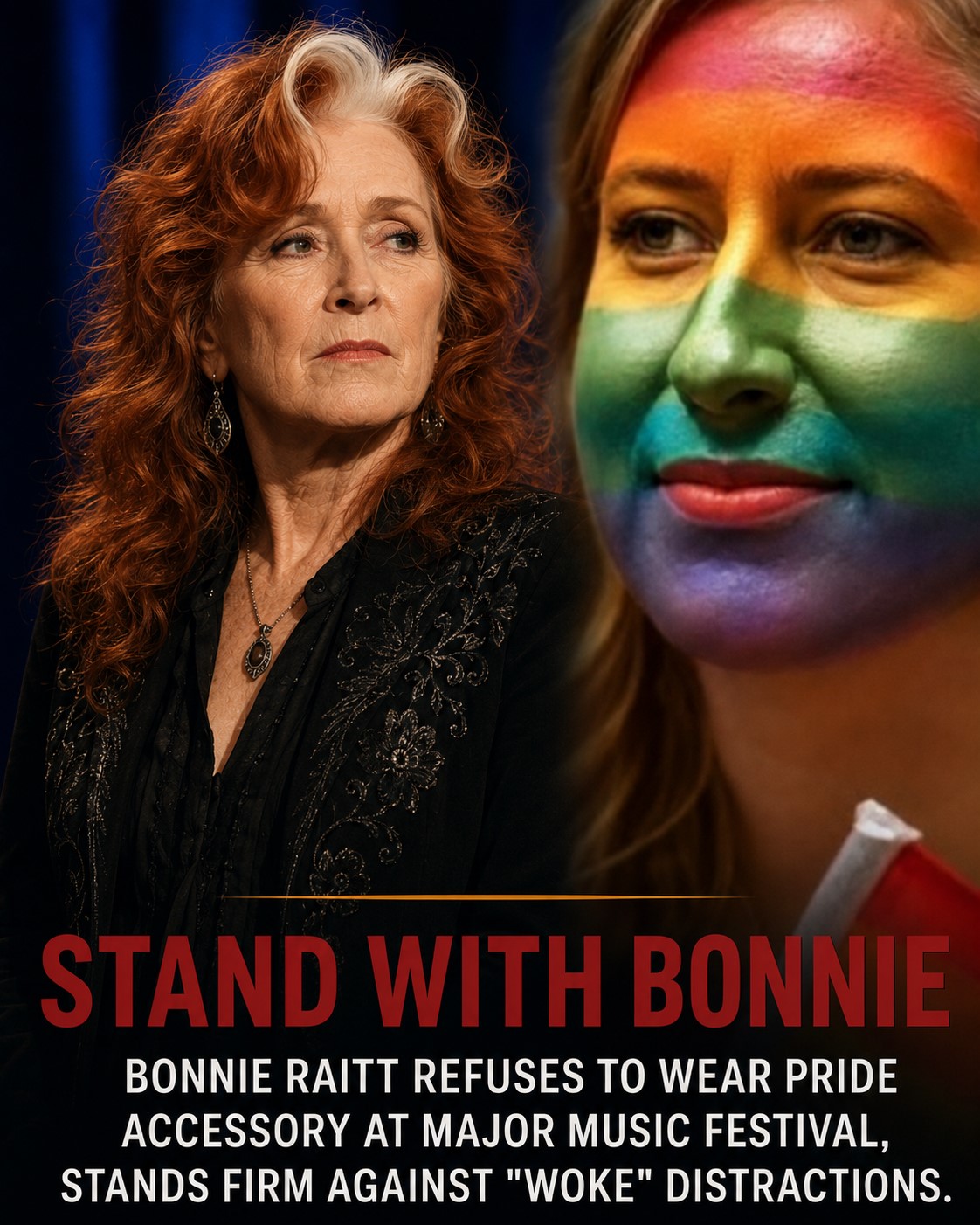 BONNIE RAITT LET HER SLIDE GUITAR ANSWER THE CONTROVERSY — AND THE CROWD COULD NOT LOOK AWAY