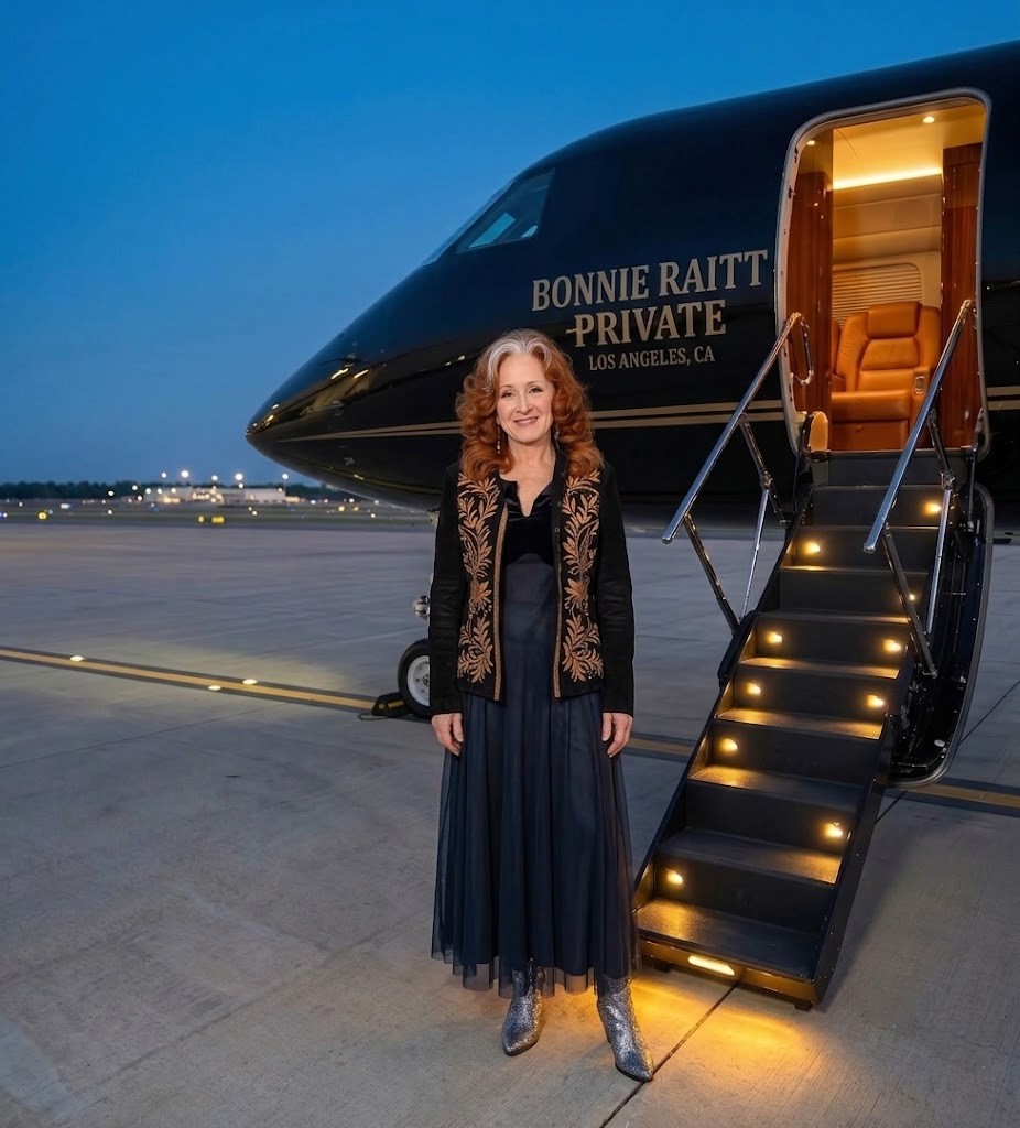 BONNIE RAITT’S REPORTED $40 MILLION PRIVATE JET IS TURNING HEADS — BUT ITS MOST PERSONAL DETAILS ARE INSIDE
