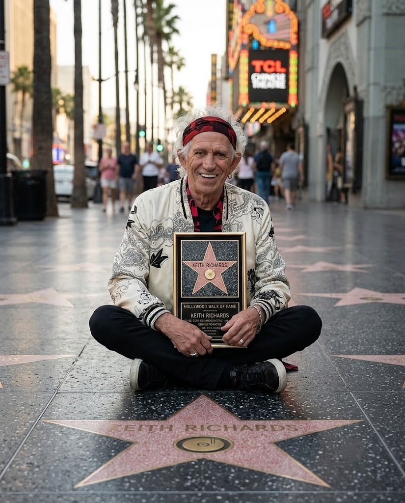 KEITH RICHARDS DESERVES A HOLLYWOOD WALK OF FAME STAR — BUT THE REPORTED 2027 HONOR HAS NOT ACTUALLY BEEN ANNOUNCED