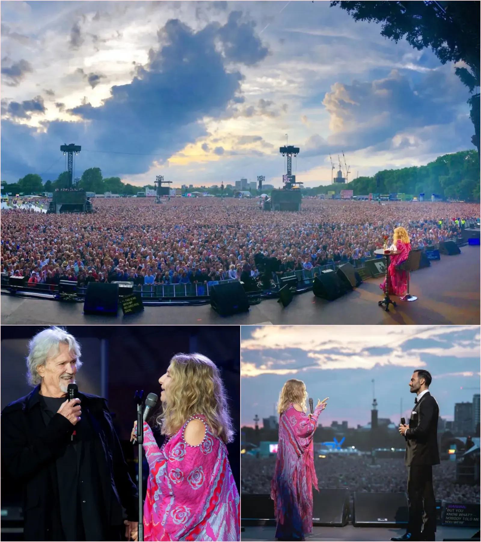 THE NIGHT 70,000 PEOPLE WATCHED BARBRA STREISAND TURN HYDE PARK INTO LIVING HISTORY