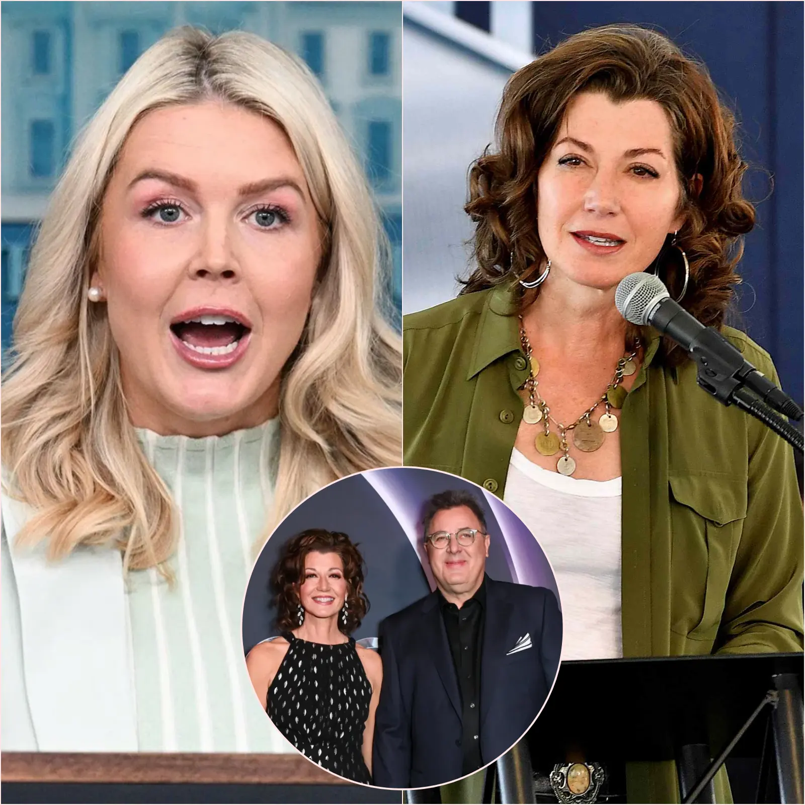 AMY GRANT’S REPORTED LIVE-TV RESPONSE TO KAROLINE LEAVITT IS DIVIDING VIEWERS — BUT THE VIRAL EXCHANGE REMAINS UNVERIFIED