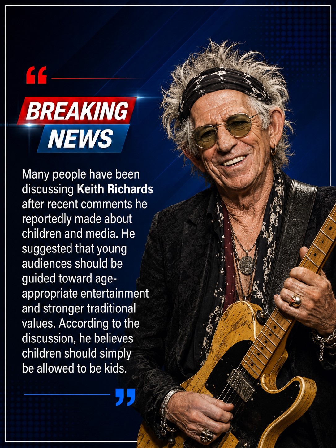 KEITH RICHARDS FACES A GROWING FIRESTORM OVER REPORTED LGBTQ COMMENTS — BUT THE WORDS DIVIDING FANS REMAIN UNVERIFIED