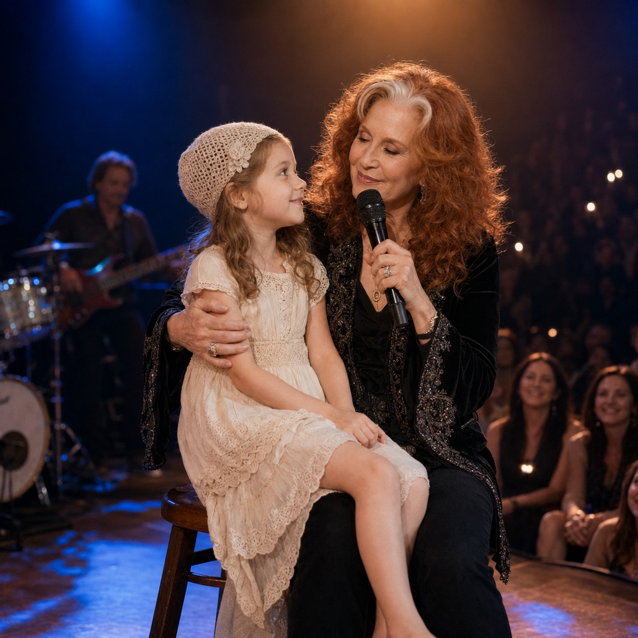 BONNIE RAITT STOPPED THE MUSIC FOR ONE SICK LITTLE GIRL — AND THE ARENA WITNESSED SOMETHING GREATER THAN A CONCERT