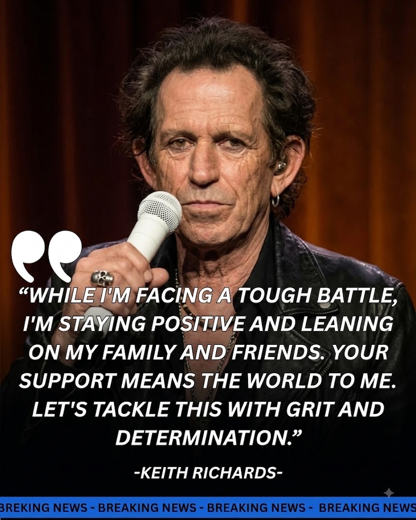 KEITH RICHARDS FACES ONE OF ROCK’S TOUGHEST CHAPTERS AS AGE, ARTHRITIS AND THE END OF LONG TOURS BEGIN TO CHANGE THE ROAD AHEAD
