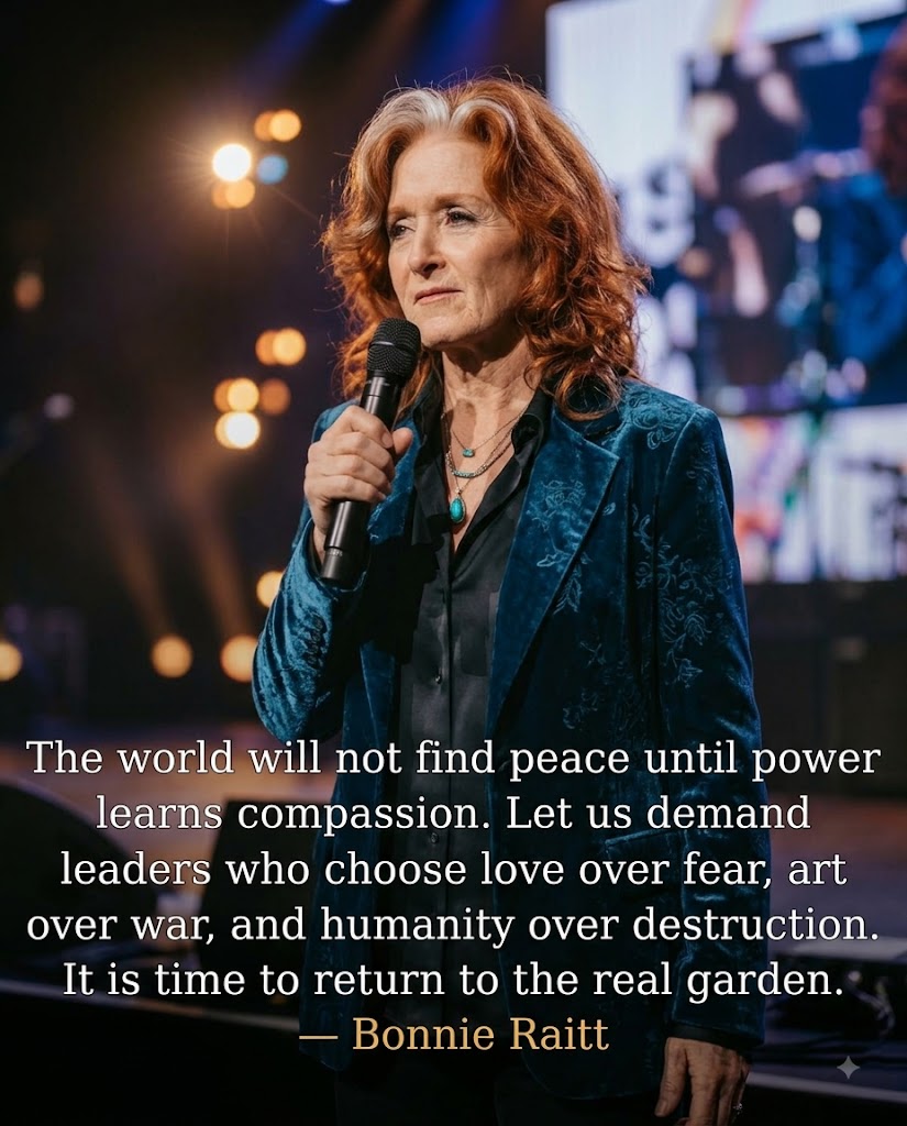 BONNIE RAITT’S REPORTED D.C. CONCERT MOMENT STUNS FANS — AND ONE LINE AIMED TOWARD THE WHITE HOUSE CHANGED THE ENTIRE ROOM