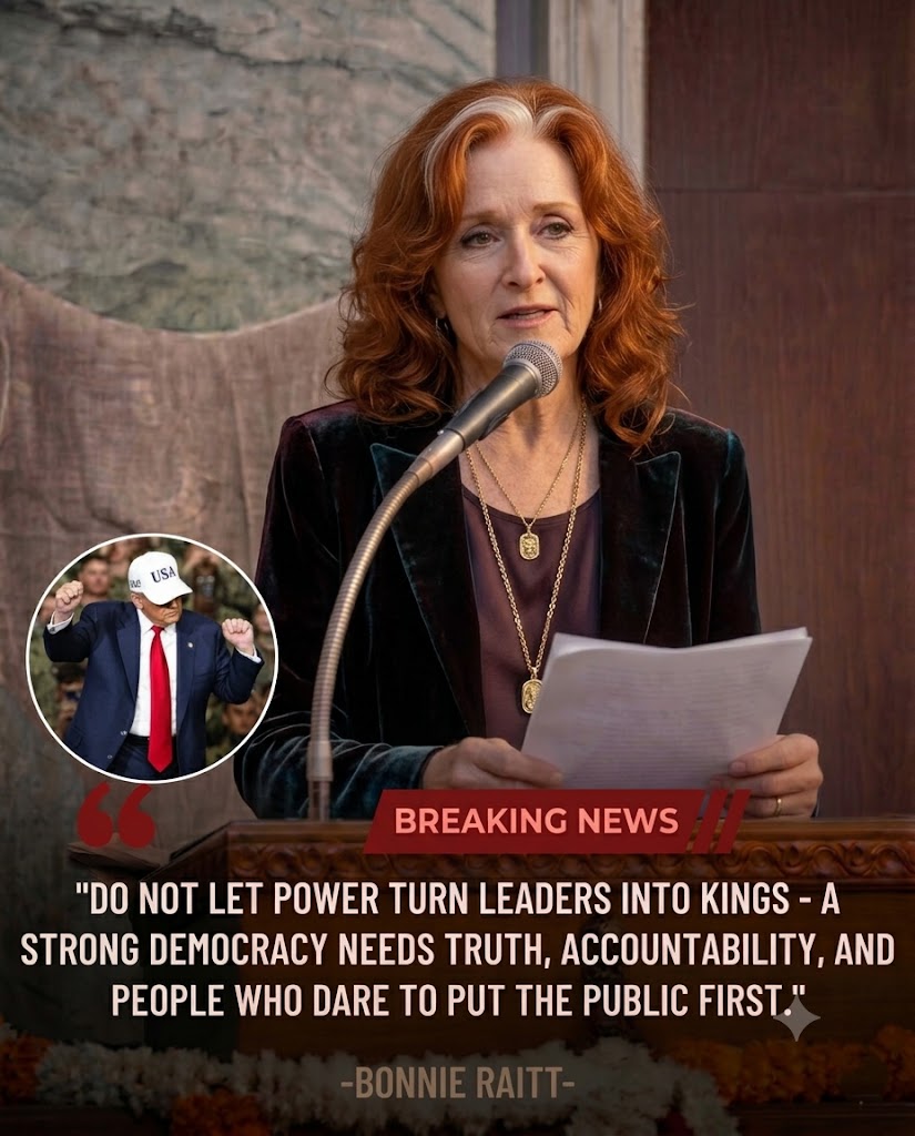 BONNIE RAITT SOUNDS THE ALARM ON POLITICAL POWER — AND HER MESSAGE ABOUT DEMOCRACY IS DIVIDING FANS