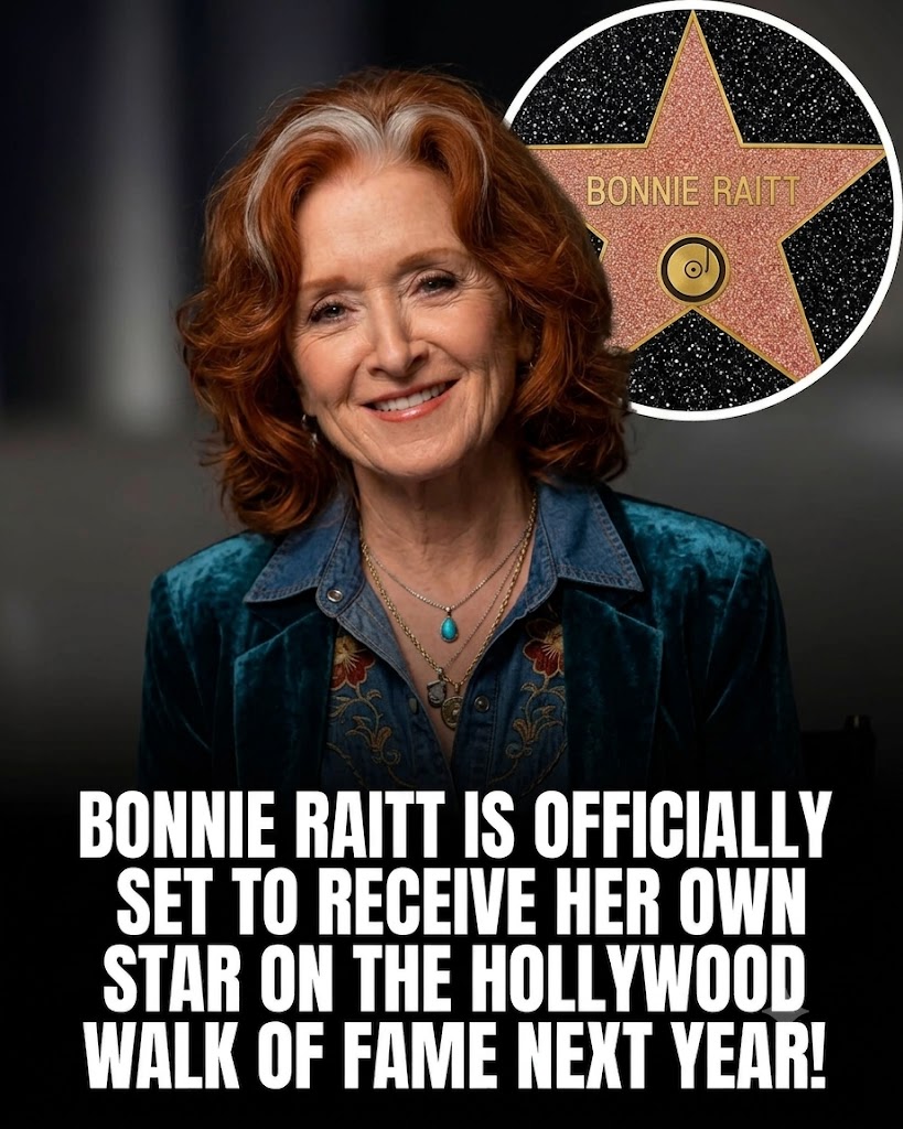 BONNIE RAITT’S “2027 WALK OF FAME” BUZZ HAS FANS CELEBRATING — BUT HER HOLLYWOOD STAR HAS ACTUALLY BEEN THERE FOR MORE THAN TWO DECADES