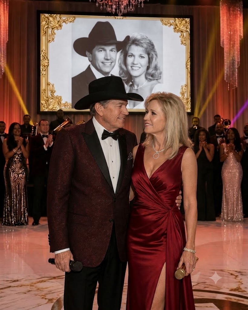 GEORGE STRAIT DEDICATED “I CROSS MY HEART” TO NORMA — AND FOR A FEW MINUTES, THE KING OF COUNTRY SANG ONLY TO THE WOMAN WHO HAD STOOD BESIDE HIM FOR 50 YEARS