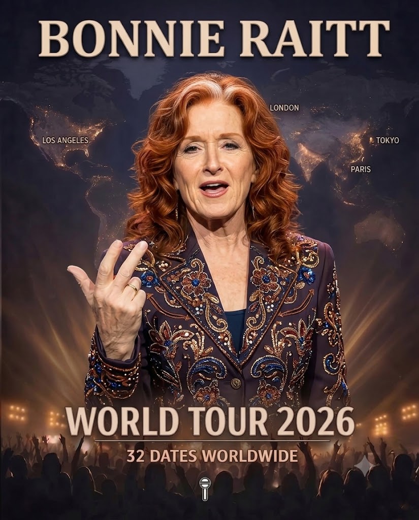 BONNIE RAITT’S REPORTED 2026 TOUR ANNOUNCEMENT SENDS FANS RUSHING FOR TICKETS — AND THIS MAY BE HER MOST EMOTIONAL ROAD JOURNEY YET